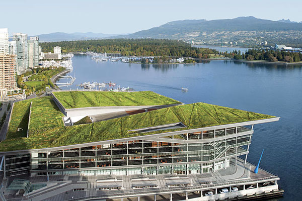 Double certification LEED Platine pour le Vancouver Convention Centre