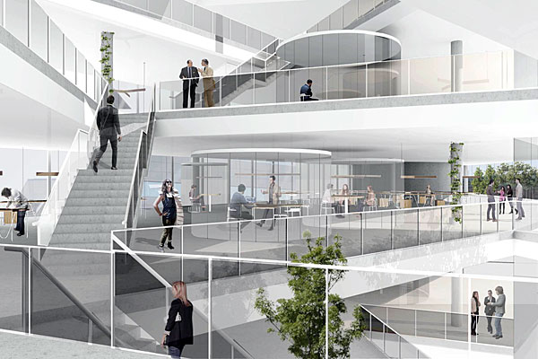 Architecture vivante : Utopie de l’édifice à bureaux comme écosystème créatif 