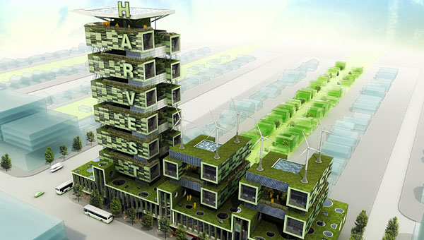 Le Harvest Green Project 1 - Image : Romses Architects