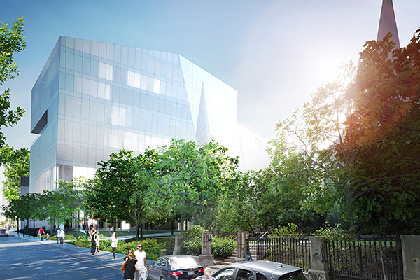 La conception architecturale du nouvel édifice de HEC Montréal a été confiée à P