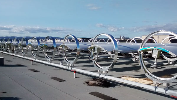 La solution solaire hybride du pavillon Alouette - Photo : Rackam