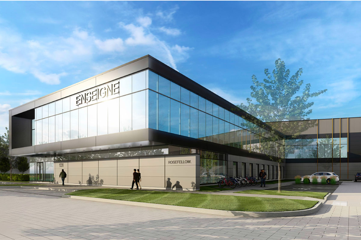 Rosefellow et la Ville de Candiac ont annoncé la construction d’un bâtiment à usage industriel léger visant la certification BCZ-Design. Crédit : Rosefellow 