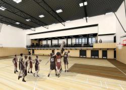 Le futur pavillon sportif du collège Saint-Charles-Garnier. Crédit : Collège Saint-Charles-Garnier