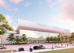 Le futur centre mère-enfant du Centre hospitalier universitaire de Sherbrooke. Image : Jodoin Lamarre Pratte/Yelle Maillé/Jubinville, architectes en consortium