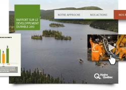 Rapport sur le développement durable 2013, Hydro-Québec 
