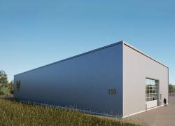 La nouvelle usine de Montmorency Structures de bois. Illustration: Conception CARGOarchitecture