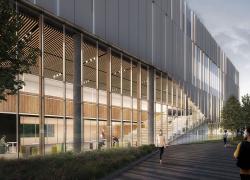 La future école secondaire de nouvelle génération qui verra le jour dans l’arrondissement de LaSalle. Image : Consortium Lemay I Leclerc I Leclerc