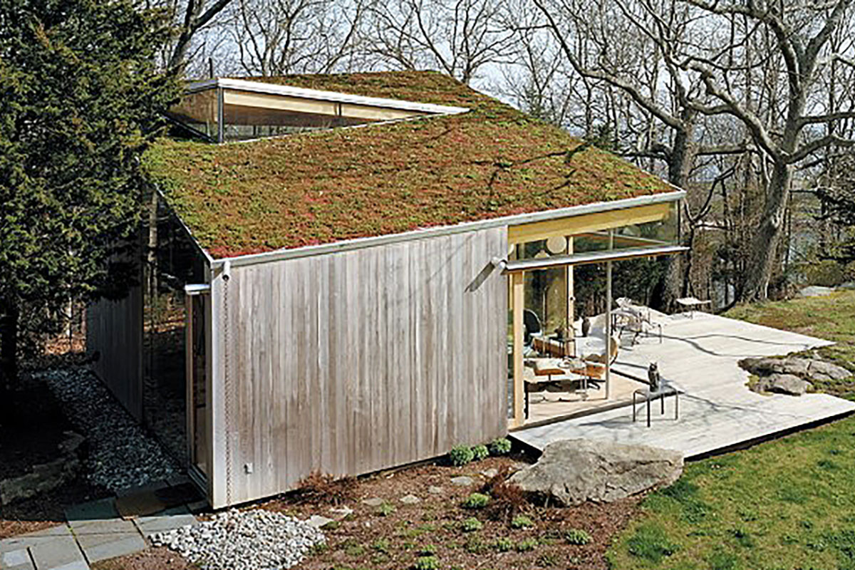 La toiture végétalisée comme stratégie d’acceptabilité sociale de l’unité d’habitation accessoire. Crédits : American Hydrotech