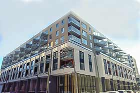 Arbora est le premier projet à Montréal à obtenir la certification LEED Habitation Platine dans la catégorie des immeubles résidentiels de moyenne hauteur - Photo de LSR Gesdev