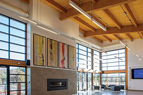 Place des citoyens et parc, Caisse de l'Ouest de la Mauricie - Prix d’excellence Cecobois 2014, Bâtiment institutionnel de moins de 1 000 m2