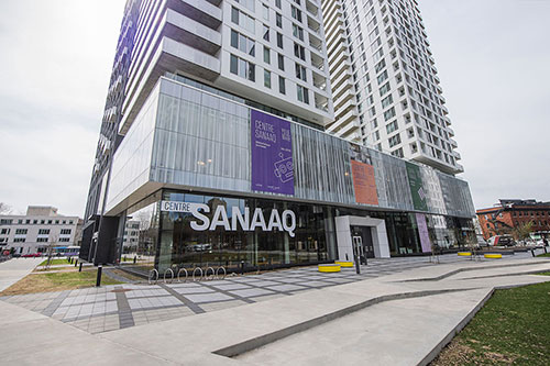 Le Centre Sanaaq. Crédit : Ville de Montréal