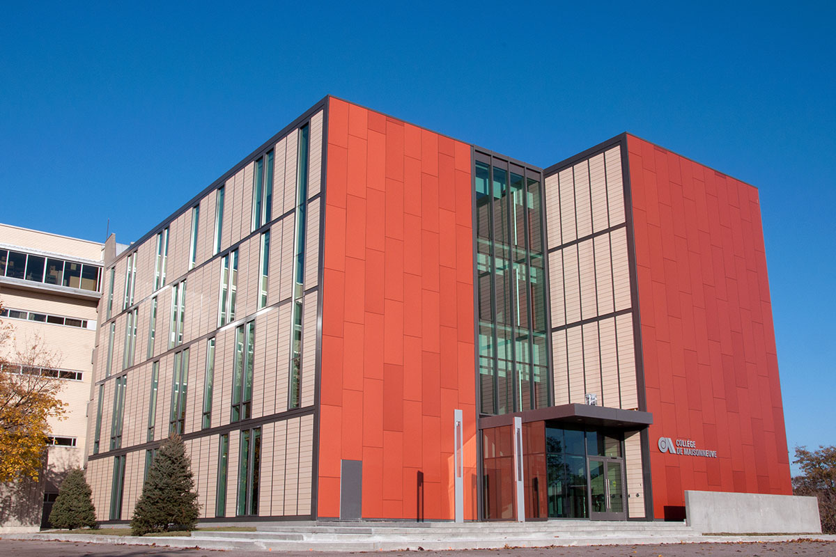 Collège de Maisonneuve - Pavillon E. Crédit : Collège de Maisonneuve Collège de Maisonneuve - Pavillon E. Crédit : Collège de Maisonneuve