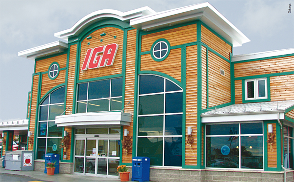 Le supermarché IGA de Cookshire - Photo : Sobeys