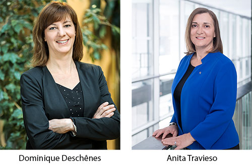 Dominique Deschênes et Anita Travieso