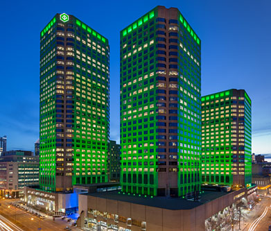 Le complexe Desjardins figure au nombre des lauréats de la catégorie Immeubles de bureaux et commerces de détail de l’an 3 du DÉI. Photo : Desjardins