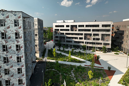 L'écoquartier du Technopôle Angus, à Montréal. Crédit : SDA