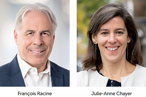 François Racine et Julie-Anne Chayer