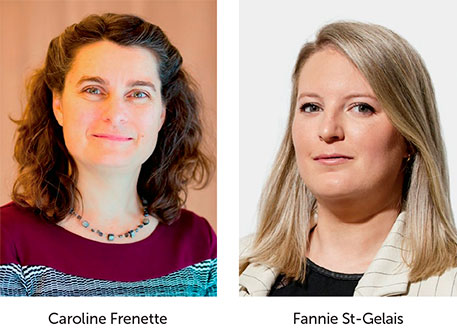 Caroline Frenette et Fannie St-Gelais