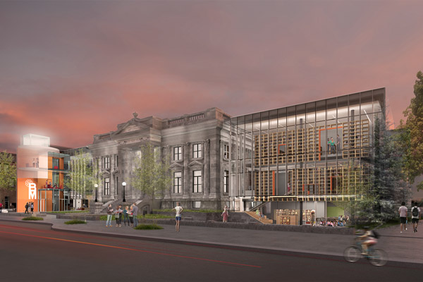 La bibliothèque Maisonneuve, située à Montréal, sera rénovée et agrandie avec po
