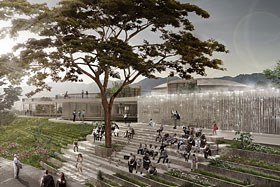 Premier prix des Global Holcim Awards 2015 - Parc public à Medellín, en Colombie - Photo de Holcim