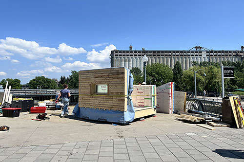 Le bâtiment de l'ÉTS. Crédit : Laetitia Arnaud-Sicari