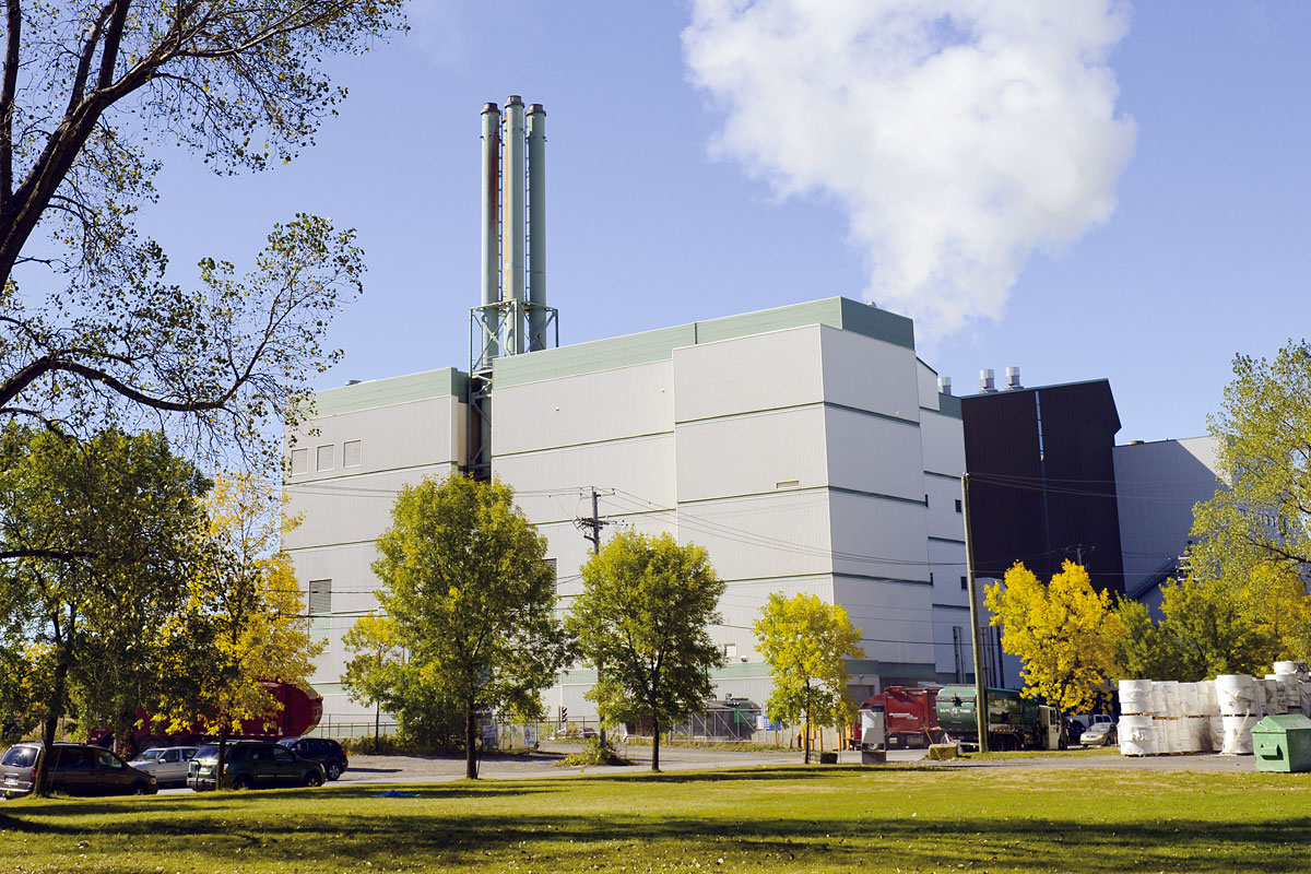 Le nouveau partenariat avec Énergir permettra d’optimiser la valorisation de la vapeur de l’incinérateur de Québec. Photo : Ville de Québec