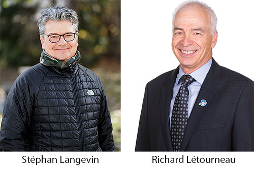 Stéphan Langevin et Richard Létourneau