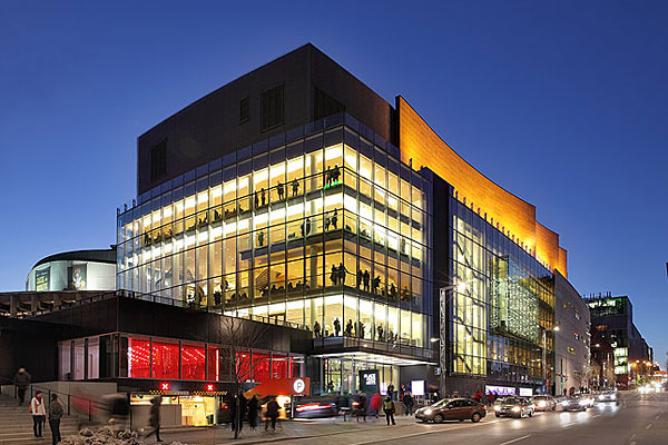 Maison symphonique de Montréal - Photo : Diamond Schmitt Architects Maison symphonique de Montréal - Photo : Diamond Schmitt Architects