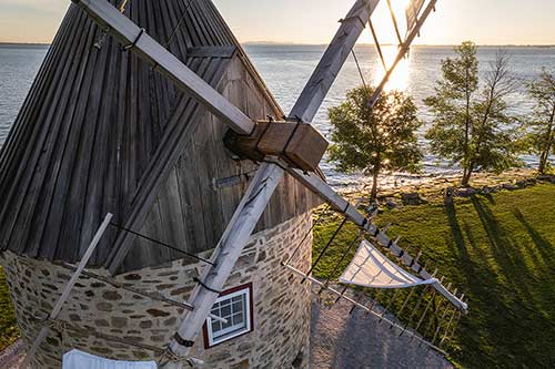 Parc historique de la Pointe-du-Moulin. Crédit : Raphaël Thibodeau