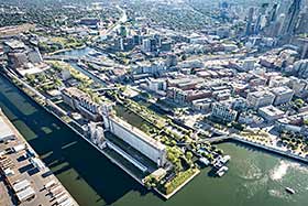  La revitalisation du secteur de la Pointe-du-Moulin s’articulera autour de la mixité des fonctions - Image de Société du Vieux-Port de Montréal