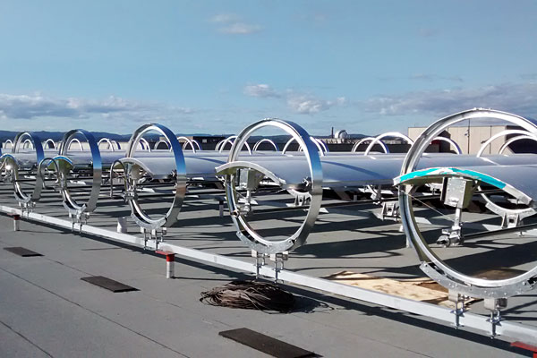 L’installation solaire hybride du pavillon Alouette - Photo : Rackam