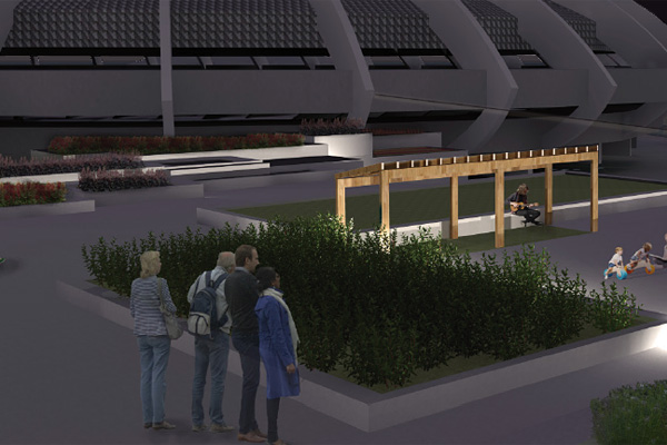 Le Parc olympique, réenchanter les espaces publics - Proposition 1