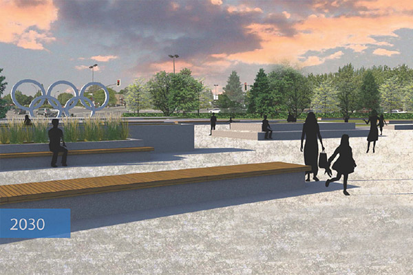 Le Parc olympique, réenchanter les espaces publics - Proposition 4