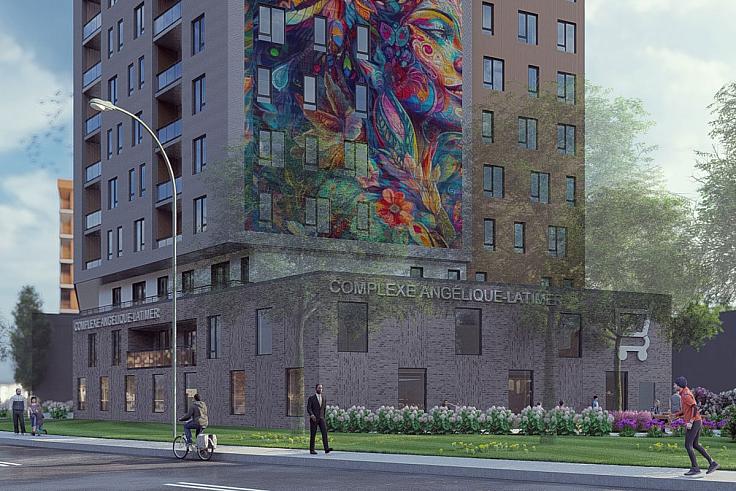 Le coup d’envoi du chantier de ce projet de logement social, qui vise une haute performance énergétique, a été donné le 10 juillet dernier. Crédit: TLA Architectes