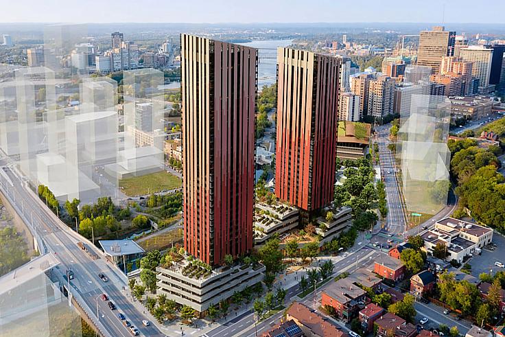 Le projet Odenak sera le premier client du système d’échange de l’énergie des égouts de LeBreton Community Utility. Crédit : Société de portefeuille d'Hydro Ottawa