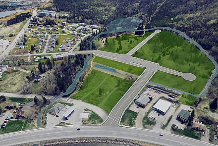 Le 27 mai dernier, la Ville de Gaspé a annoncé avoir conclu une entente de principe avec Gestion Bourgade, entreprise gaspésienne, pour le développement du Faubourg du Ruisseau. Crédit : Gestion Bourgade