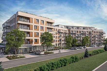 Le projet d’habitation, qui sera situé dans LaSalle, à Montréal, vise une certification LEED Argent. Crédit : Groupe HD Immobilier