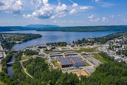 Le microréseau électrique de Lac-Mégantic se pose en tant qu’emblème de la transition énergétique au Québec. Crédit : Hydro-Québec