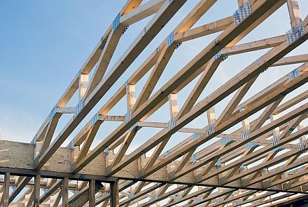 L’utilisation de l’ossature légère en bois s’inscrit dans une perspective tout aussi durable qu’économique. Photo : Structures RBR