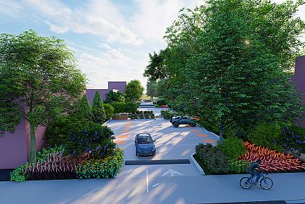 Le pôle de mobilité Masson, situé à Montréal, est certifié depuis septembre 2024.  Crédit : Agence de mobilité durable de Montréal
