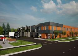 La future usine de Solution V2G verra le jour dans l’écoparc industriel Daniel-Gaudreau. Crédit : Solution V2G