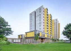 L’Albédo, situé à Québec, est l’un des lauréats pour les Prix du bâtiment durable, dans la catégorie Habitations inspirantes. Crédit : Lafond Côté architectes engagés 