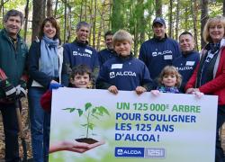 125 000 arbres pour les 125 ans d’Alcoa- Photo : Alcoa Canada