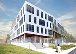 Le Technopôle Angus s’enrichit d’un nouveau bâtiment durable - Photo : CNW/SDA