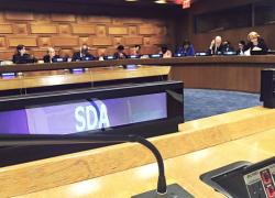 Le Technopôle Angus présenté à l’ONU - Photo : CNW/SDA