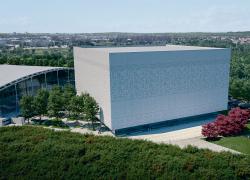 Le nouvel édifice de BAC à Gatineau est le premier bâtiment fédéral construit selon les exigences de la Stratégie canadienne pour un gouvernement vert. Image : Bibliothèque et Archives Canada