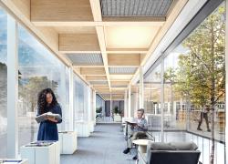 C’est la firme d’architecture Chevalier Morales qui est derrière la conception de ce bâtiment innovant et durable. Crédit : Chevalier Morales