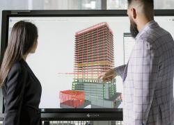 Pomerleau a obtenu la certification ISO 19650 internationale qui définit les bonnes pratiques dans l’utilisation de l’approche BIM. Crédit : Pomerleau