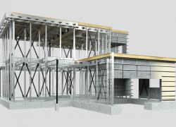 Un exemple des structures d'acier de BONE Structure.