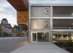 La place des Canotiers, à Québec, figure parmi les 12 lauréats de l’édition 2018 des Prix nationaux en design urbain - Photo : Stéphane Groleau